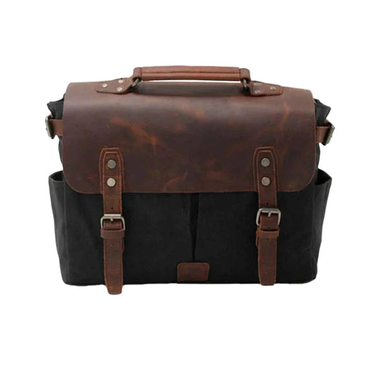 Menns Messenger-veske Retro Stil Med Justerbar Skulderrem 0