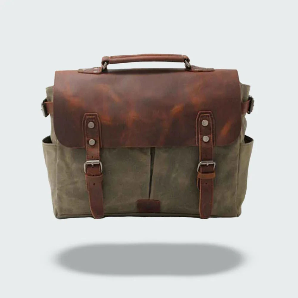 Menns Messenger-veske Retro Stil Med Justerbar Skulderrem 1