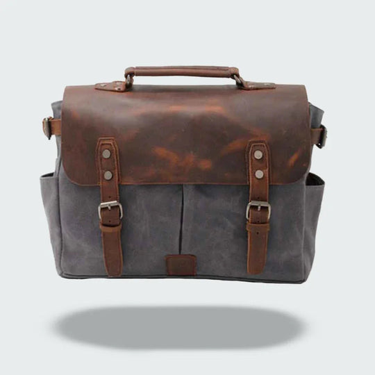 Menns Messenger-veske Retro Stil Med Justerbar Skulderrem 2