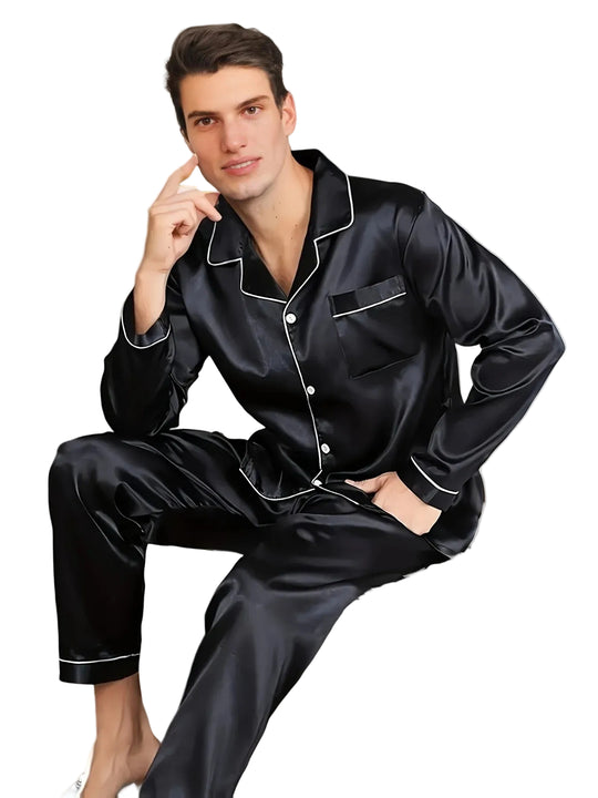 Menns Pyjamas med Klassisk Design 0