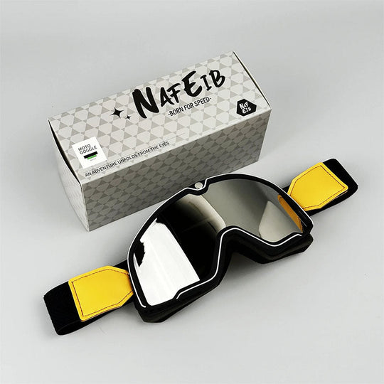 Menns Retro Motorsykkelbriller med UV-beskyttelse 10