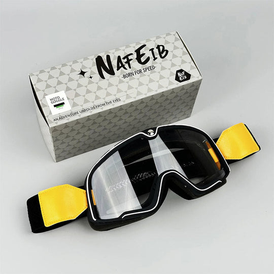 Menns Retro Motorsykkelbriller med UV-beskyttelse 12