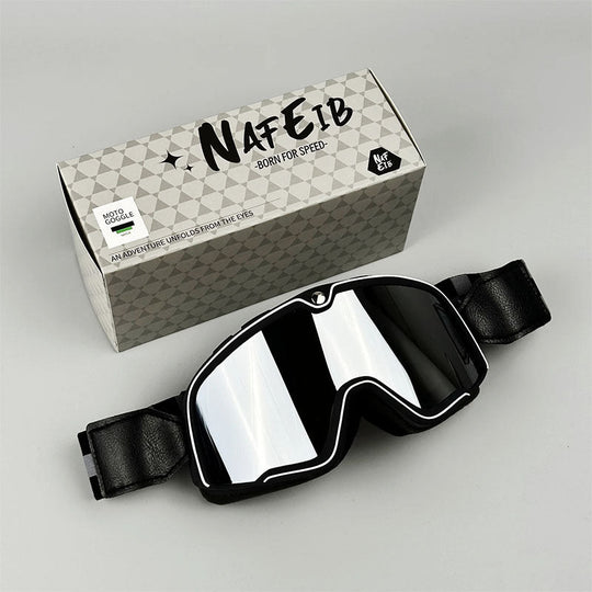 Menns Retro Motorsykkelbriller med UV-beskyttelse 15