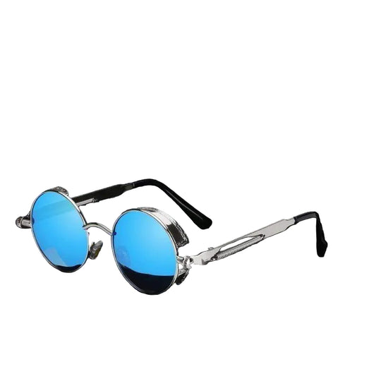 Menns Runde Solbriller Steampunk Stil 0