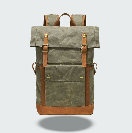 Menns Ryggsekk Vintage Utendørs Med Utvidbar Roll-Top Design 1