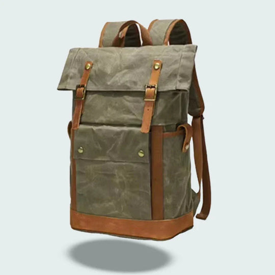 Menns Ryggsekk Vintage Utendørs Med Utvidbar Roll-Top Design 4