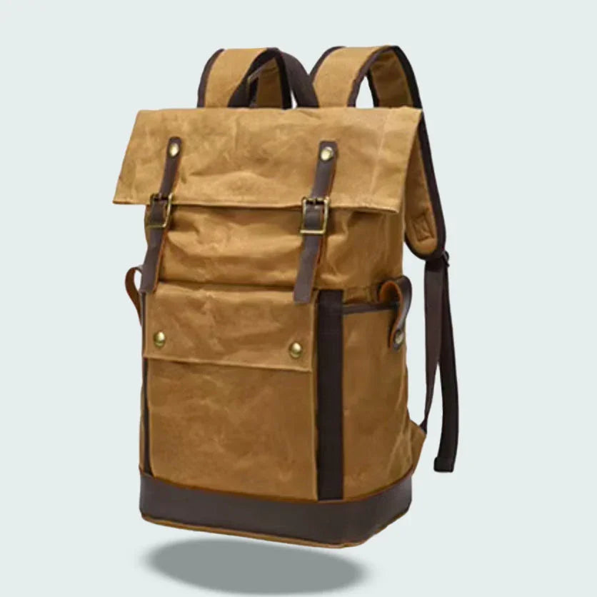 Menns Ryggsekk Vintage Utendørs Med Utvidbar Roll-Top Design 5