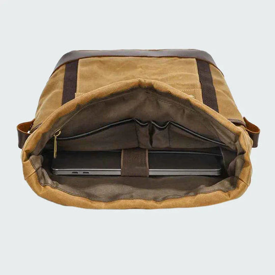 Menns Ryggsekk Vintage Utendørs Med Utvidbar Roll-Top Design 8