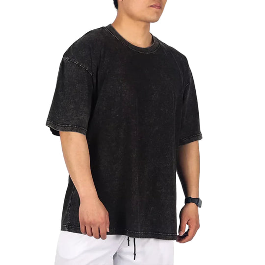 Menns T-skjorte Overdimensjonert Vintage Streetwear 0