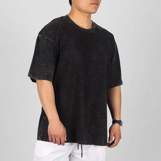 Menns T-skjorte Overdimensjonert Vintage Streetwear 1