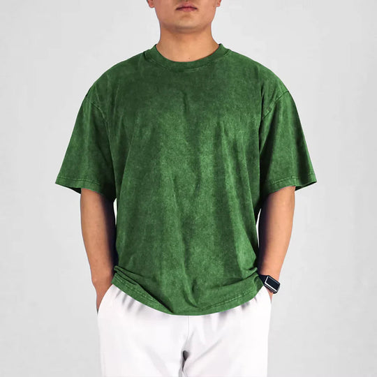 Menns T-skjorte Overdimensjonert Vintage Streetwear 15