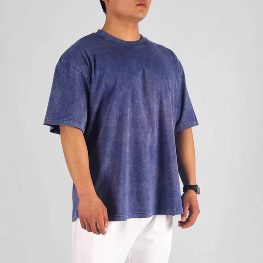 Menns T-skjorte Overdimensjonert Vintage Streetwear 8