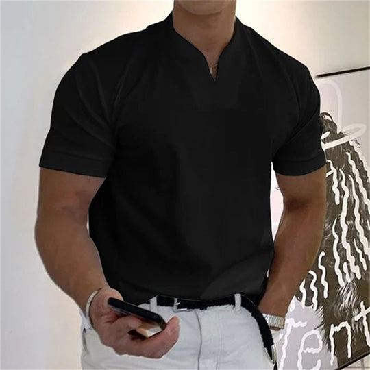 Menns V-hals Treningstopp Sporty Stil 2