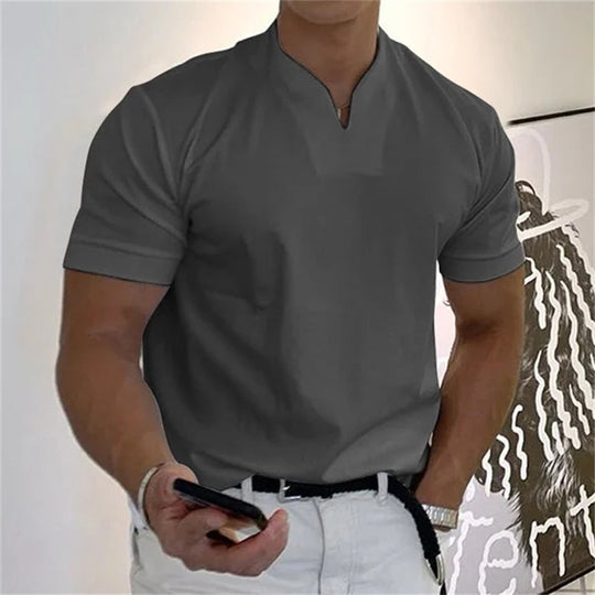 Menns V-hals Treningstopp Sporty Stil 3