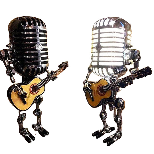 Mikrofonrobot Skrivebordslampe Justerbar LED-belysning 0