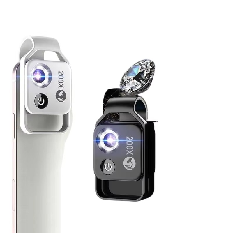 Mikroskoplinse for Smartphone 200X Forstørrelse 3
