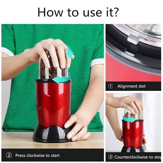 Mini Juicer Blender Multifunksjonell 5