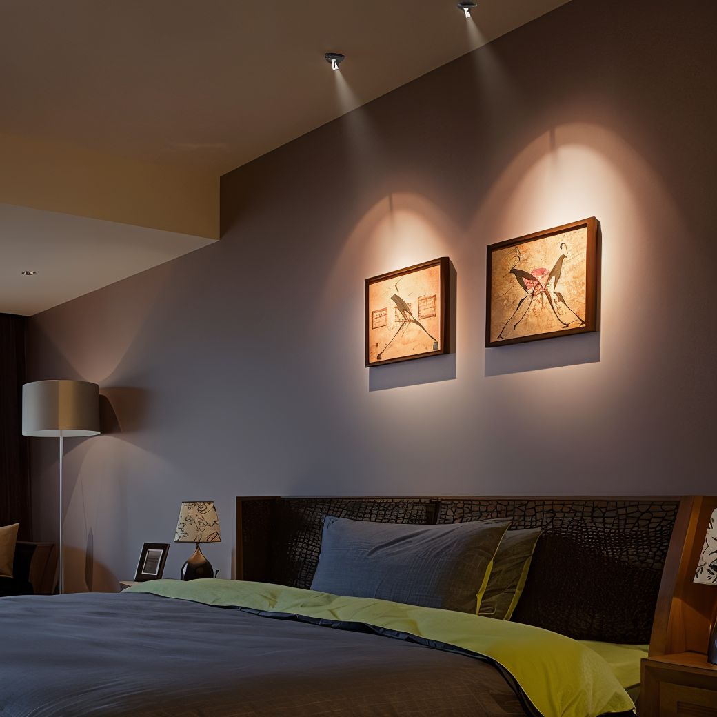 Mini LED Spotlight Trådløs Belysning Dimbart Kompakt Design 4
