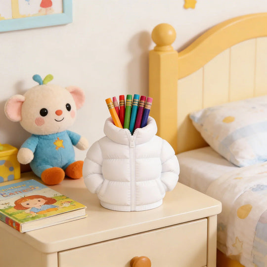 Mini Puffer Jakke Pennholder 2