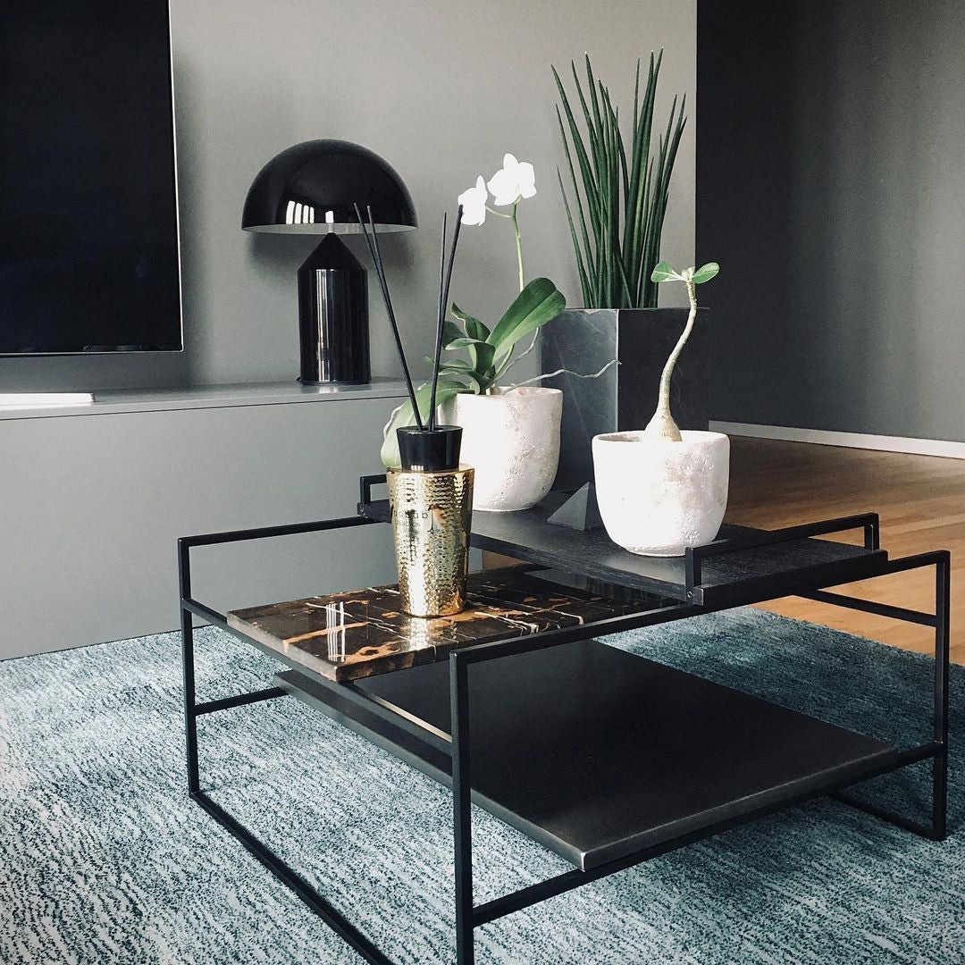 Minimalistisk Bordlampe med Geometrisk Design for Moderne Interiør 11