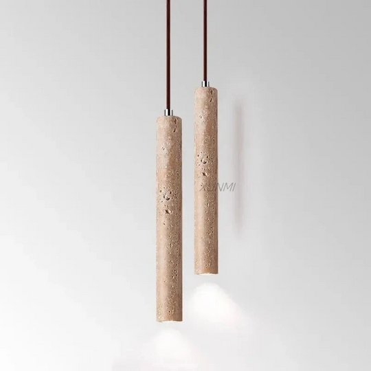 Minimalistisk LED-lysekrone i Wabi-Sabi Stil 1