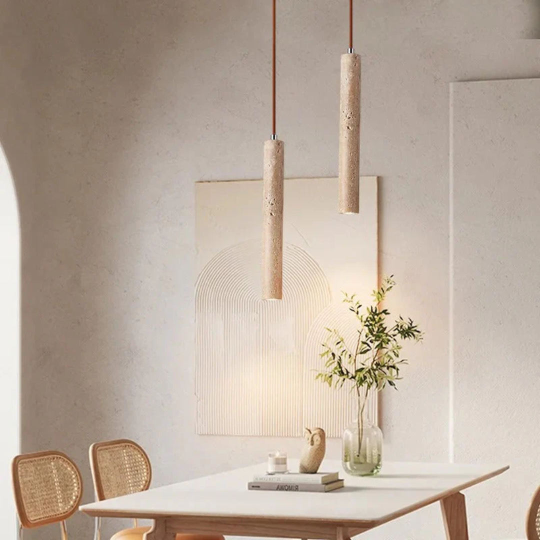 Minimalistisk LED-lysekrone i Wabi-Sabi Stil 2