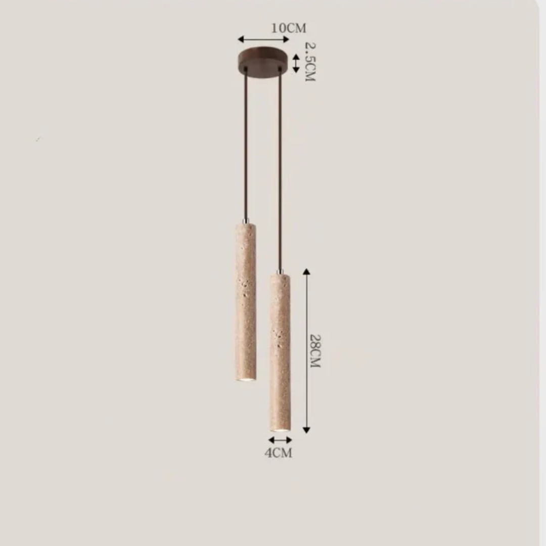 Minimalistisk LED-lysekrone i Wabi-Sabi Stil 6