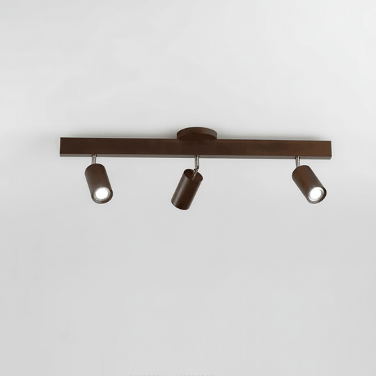 Minimalistisk Taklampe i Heltre med Justerbar Lysretning 17