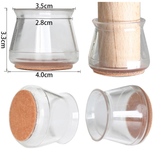 Møbelbeskyttere for Stolbein Moderne Design 4 Stk 0