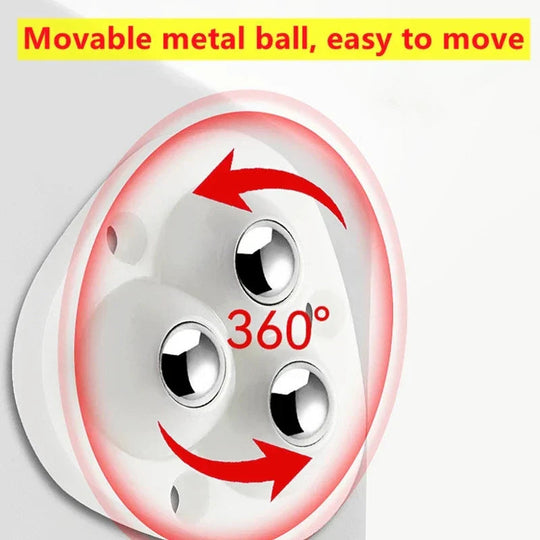 Møbelflytterhjul med 360° Rotasjon 5