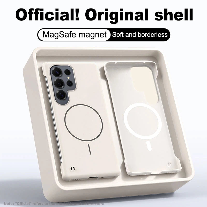 Mobildeksel Samsung Rammeløst Magnetisk Ultra Tynn Design 0