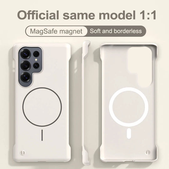 Mobildeksel Samsung Rammeløst Magnetisk Ultra Tynn Design 2