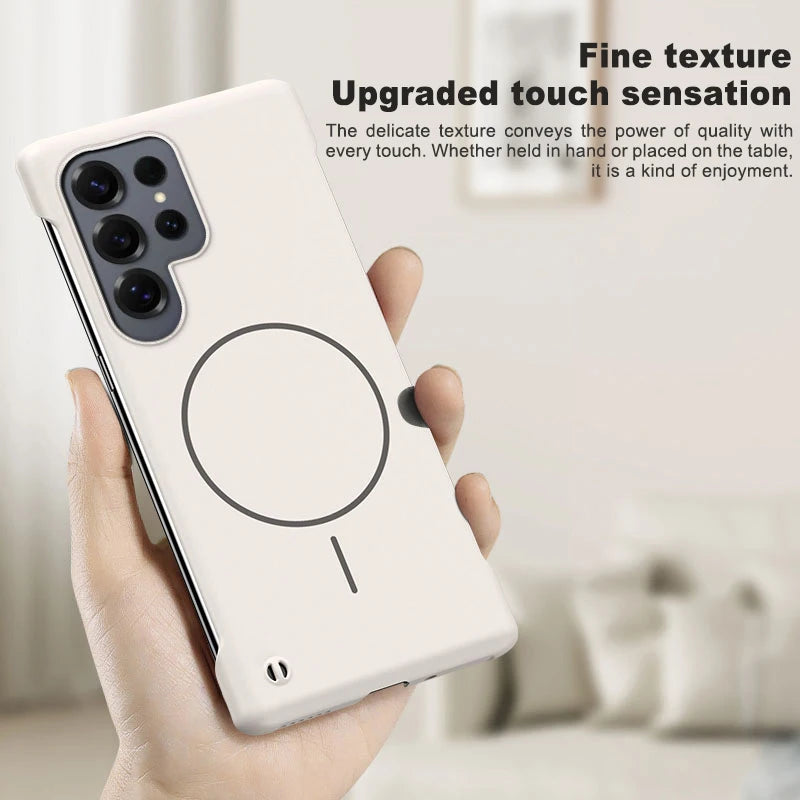 Mobildeksel Samsung Rammeløst Magnetisk Ultra Tynn Design 5