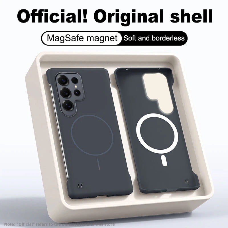 Mobildeksel Samsung Rammeløst Magnetisk Ultra Tynn Design 9