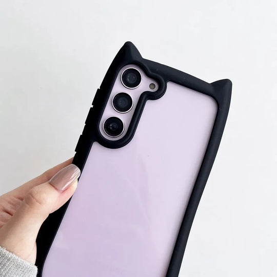 Mobildeksel Samsung S25 Plus 3D Kattører Stilig Beskyttelse 1