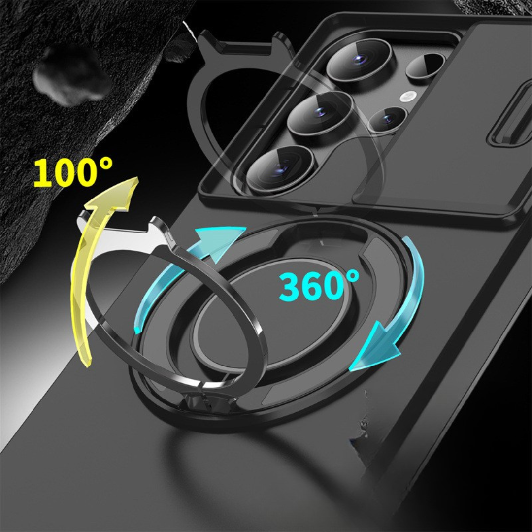 Mobildeksel Samsung med MagSafe og Sammenleggbar Ringholder 9