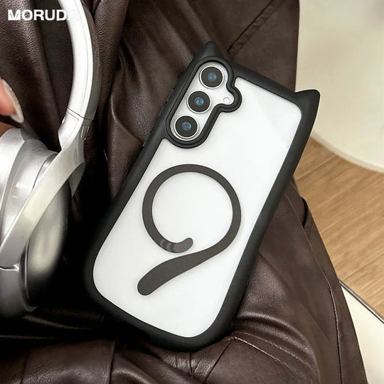 Mobildeksel med Kattører for Samsung Galaxy S25 Plus 0