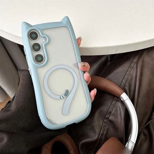 Mobildeksel med Kattører for Samsung Galaxy S25 Plus 1