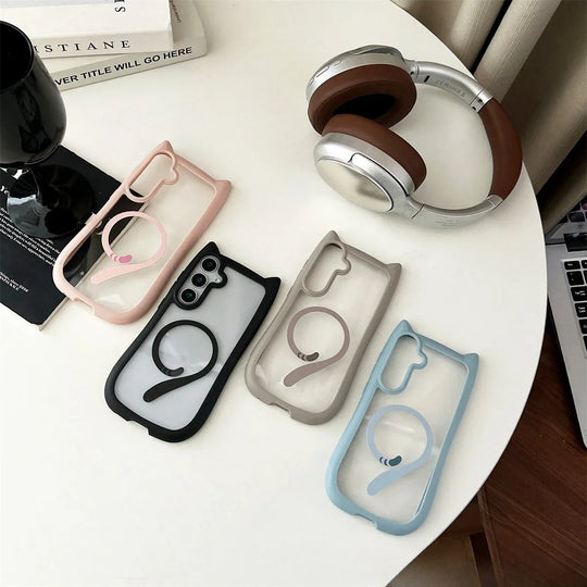 Mobildeksel med Kattører for Samsung Galaxy S25 Plus 5