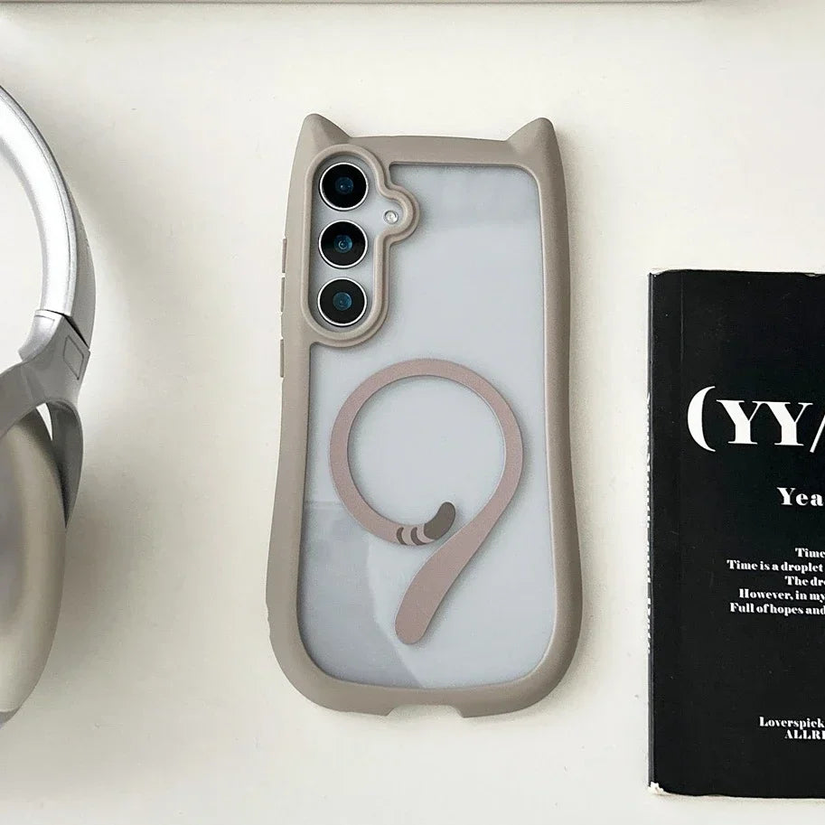 Mobildeksel med Kattører for Samsung Galaxy S25 Plus 6