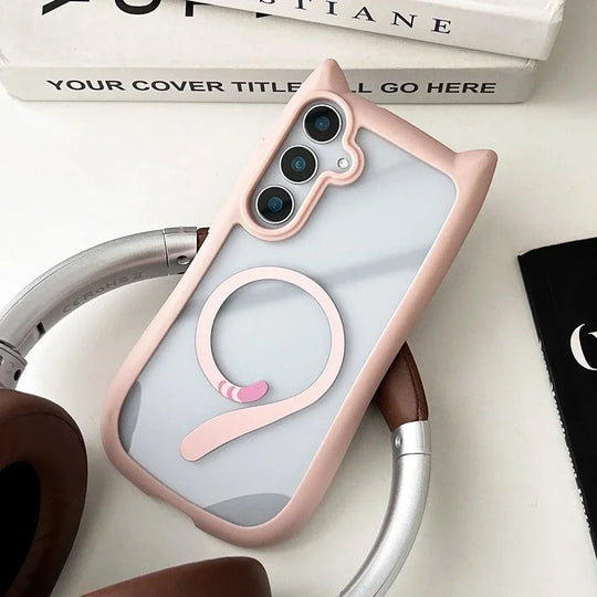 Mobildeksel med Kattører for Samsung Galaxy S25 Plus 7