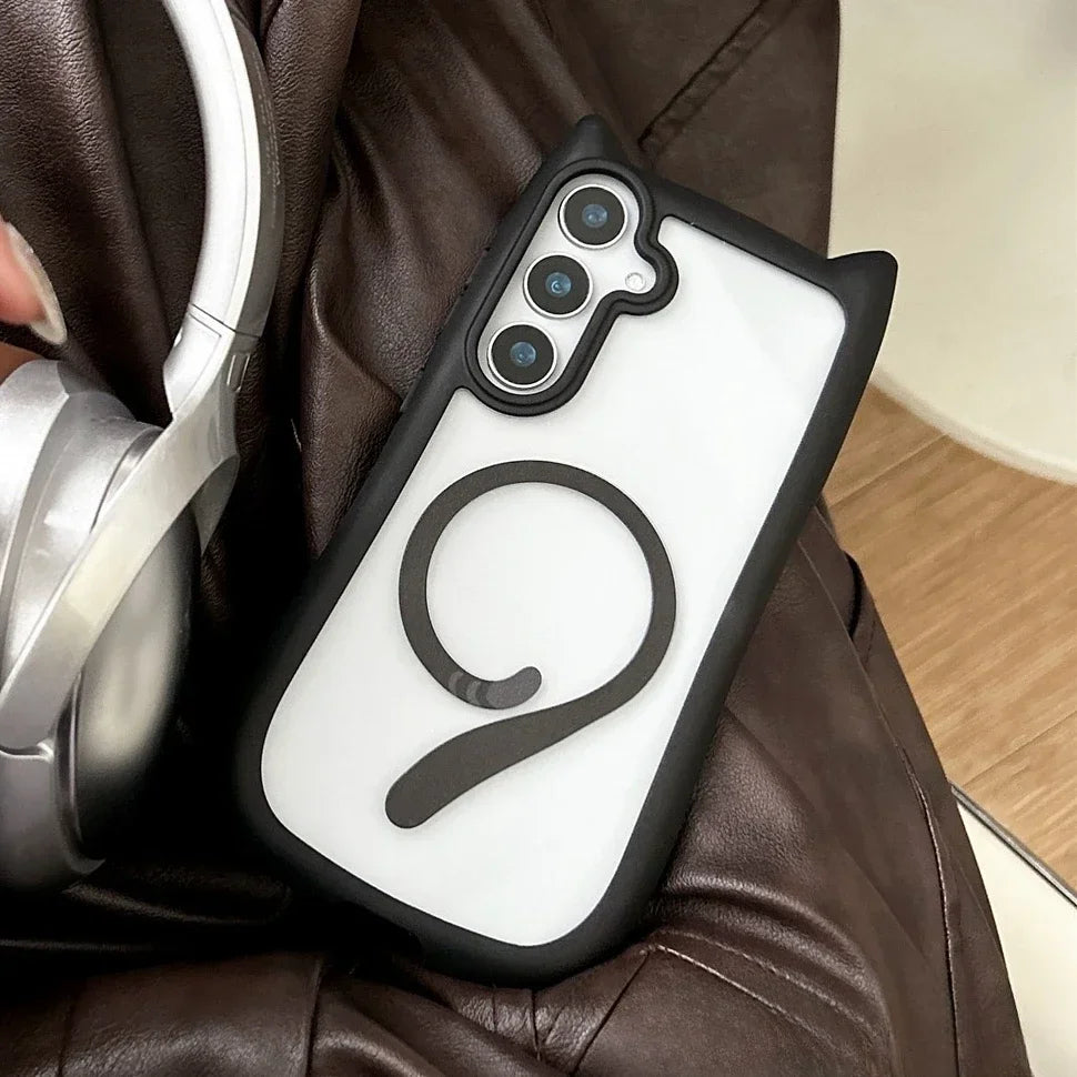 Mobildeksel med Kattører for Samsung Galaxy S25 Plus 8