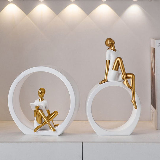 Moderne Abstrakt Pynt for Kontor og Hjem 1