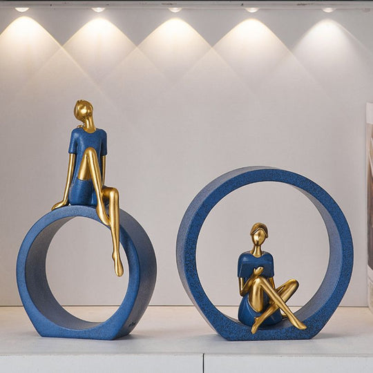 Moderne Abstrakt Pynt for Kontor og Hjem 4