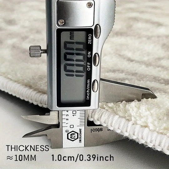 Moderne Abstrakt Teppe med Bølget Design 4