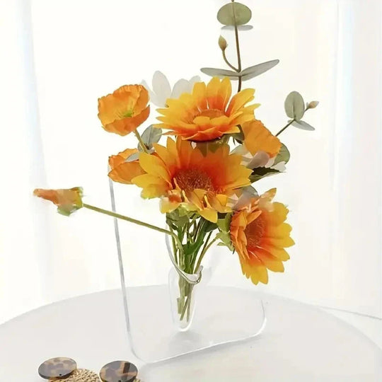 Moderne Blomstervase Innebygd Tube Design 1