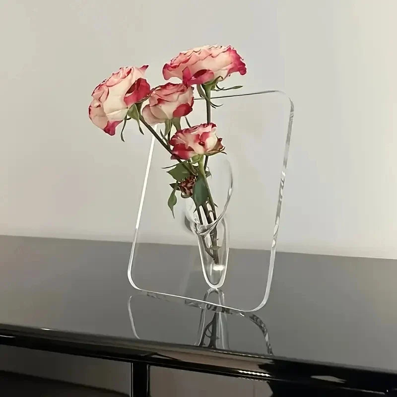 Moderne Blomstervase Innebygd Tube Design 2