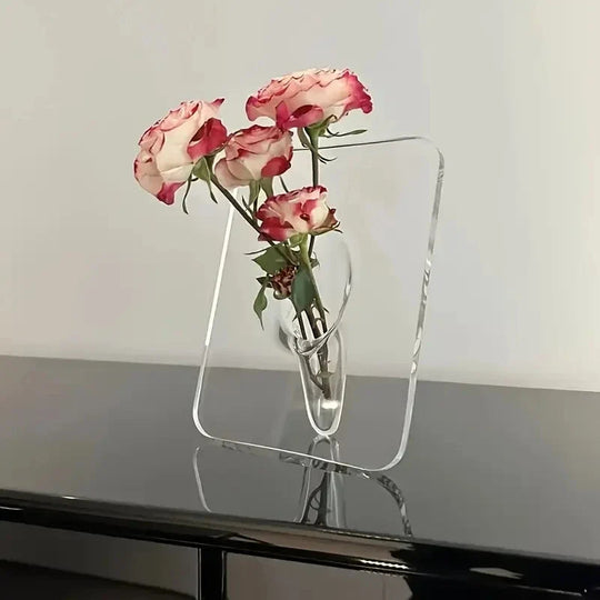 Moderne Blomstervase Innebygd Tube Design 2