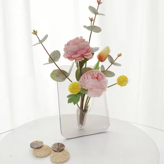 Moderne Blomstervase Innebygd Tube Design 4