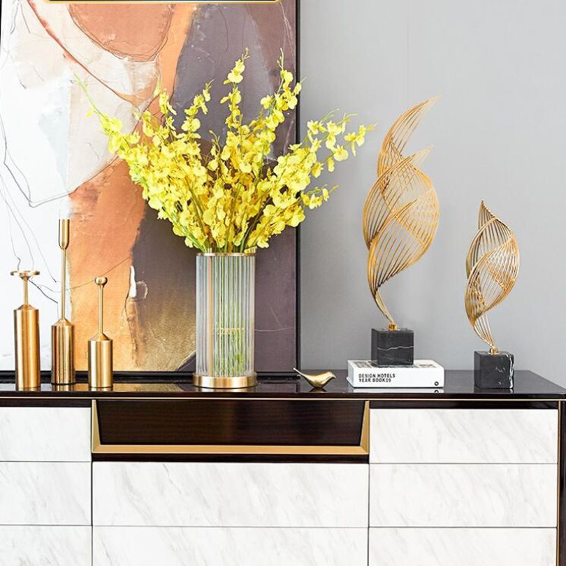 Moderne Bølget Ornament for Hjem og Kontor 3